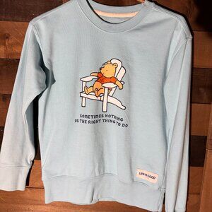 Life is Good Pooh Bear Crewneck